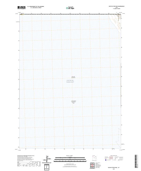 South of Big Pass topographic map thumbnail