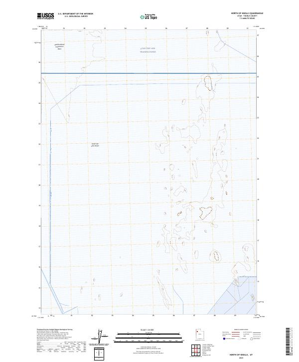 North of Knolls topographic map thumbnail