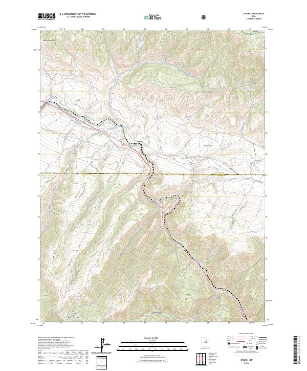 Kyune 2023 topographic map thumbnail