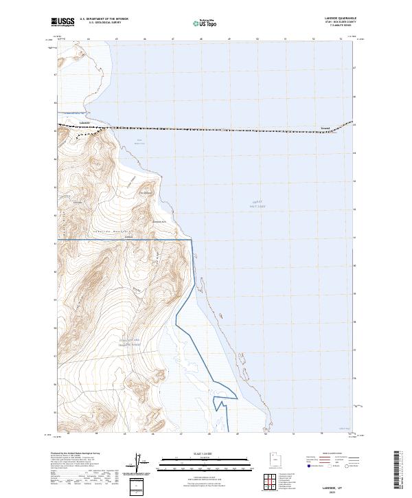 Lakeside 2023 topographic map thumbnail