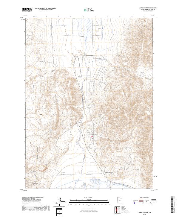 Lampo Junction 2023 topographic map thumbnail