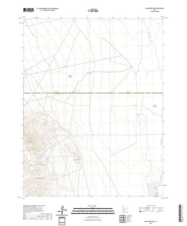 Lime Mountain 2023 topographic map thumbnail