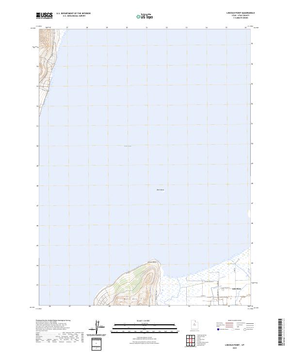 Lincoln Point 2023 topographic map thumbnail