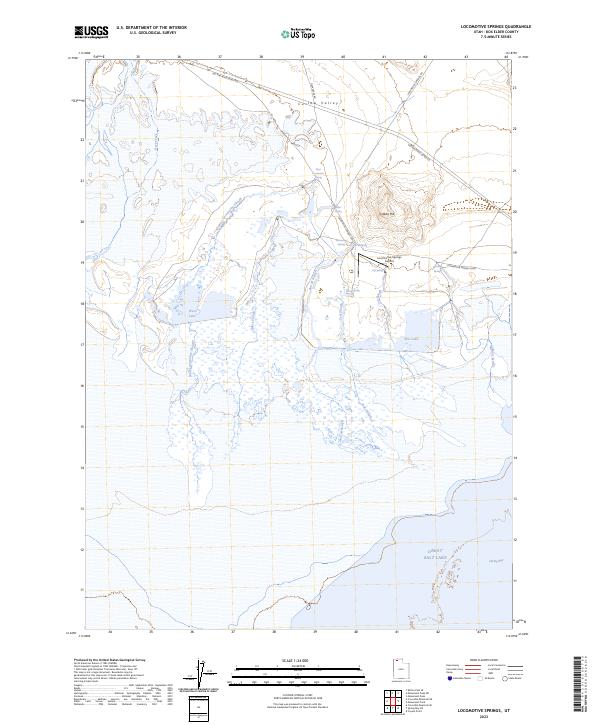 Locomotive Springs topographic map thumbnail