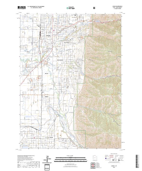 Logan 2023 topographic map thumbnail