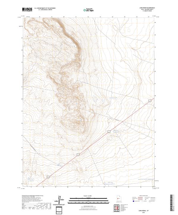 Long Ridge 2023 topographic map thumbnail