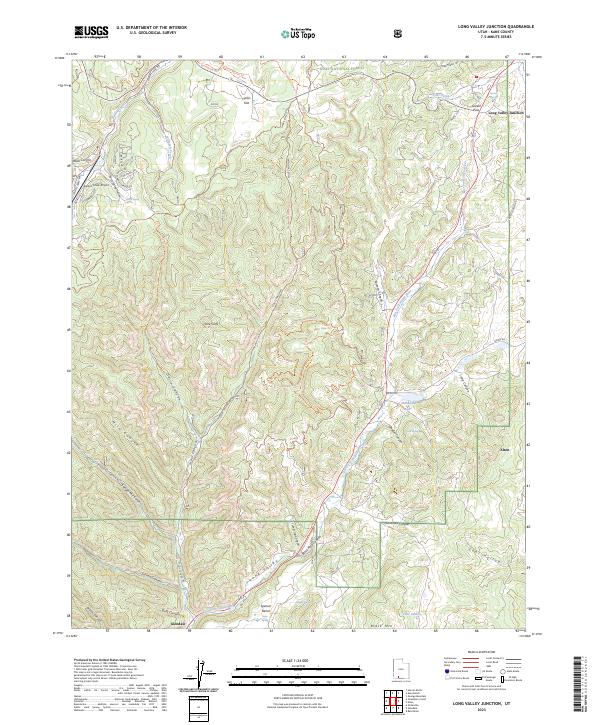 Long Valley Junction 2023 topographic map thumbnail