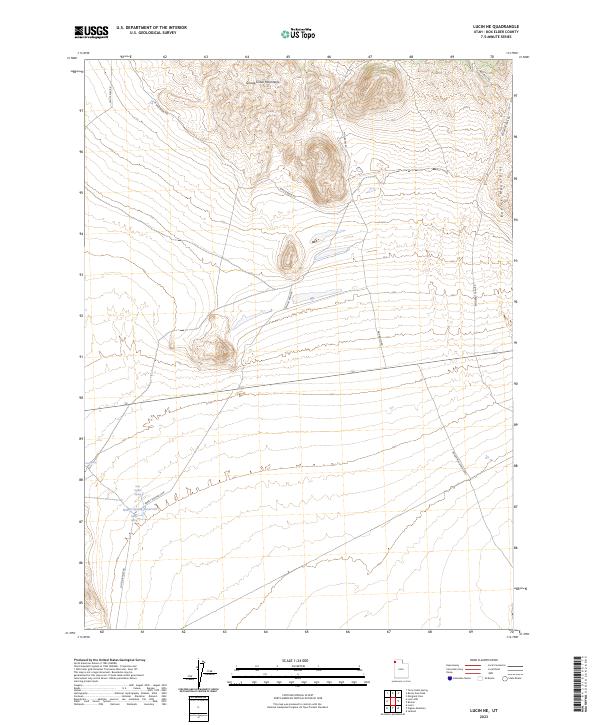 Lucin NE 2023 topographic map thumbnail