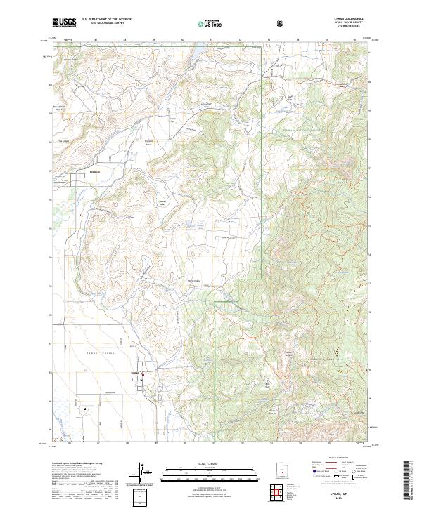 Lyman topographic map thumbnail