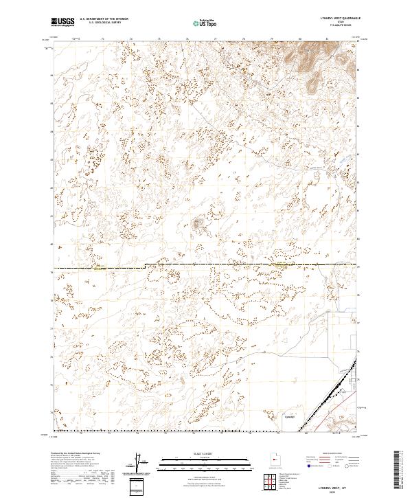 Lynndyl West topographic map thumbnail