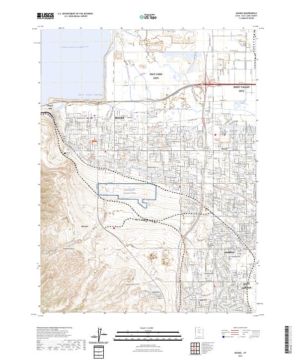 Magna 2023 topographic map thumbnail