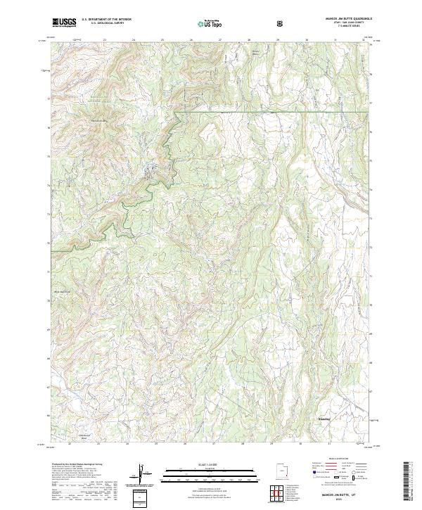 Mancos Jim Butte topographic map thumbnail