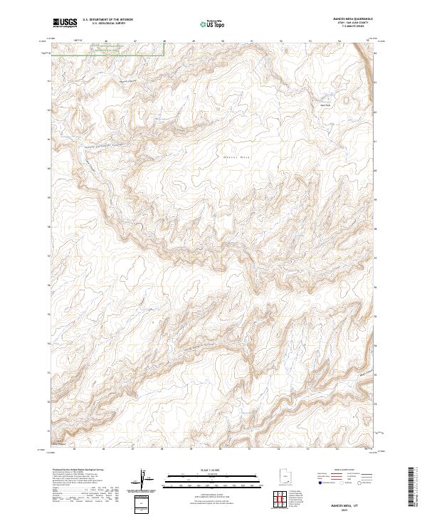 Mancos Mesa 2023 topographic map thumbnail