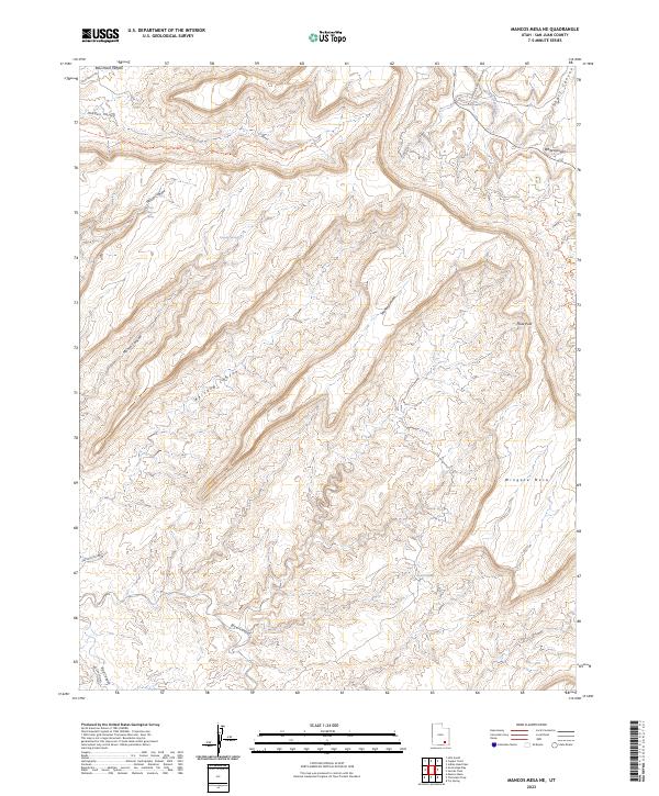 Mancos Mesa NE 2023 topographic map thumbnail