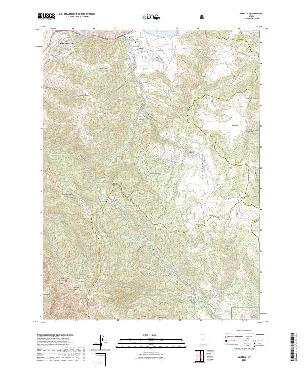 Mantua 2023 topographic map thumbnail