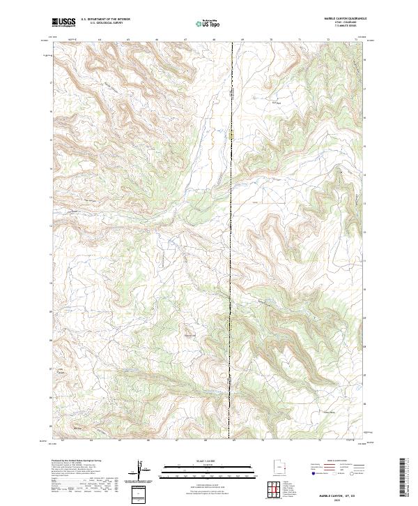 Marble Canyon 2023 topographic map thumbnail