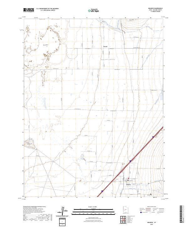 Meadow topographic map thumbnail