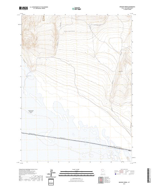 Meadow Spring topographic map thumbnail
