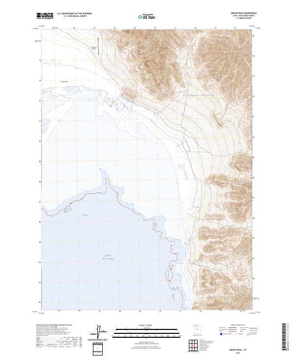 Messix Peak topographic map thumbnail