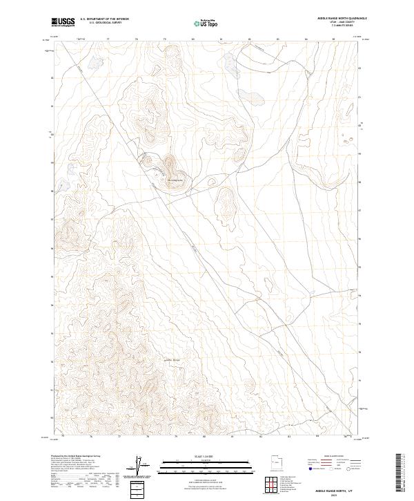 Middle Range North topographic map thumbnail