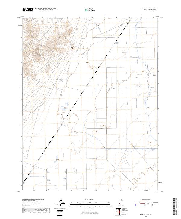Milford Flat topographic map thumbnail