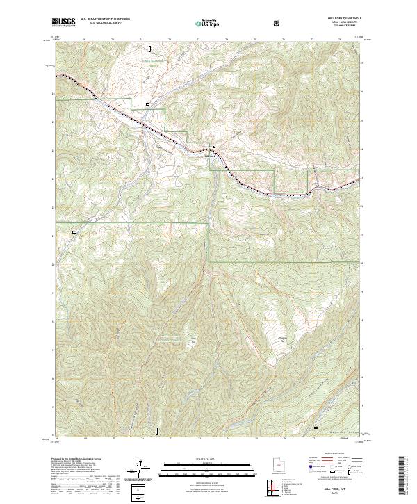 Mill Fork topographic map thumbnail