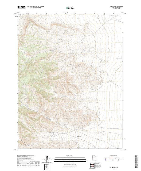 Miller Cove topographic map thumbnail