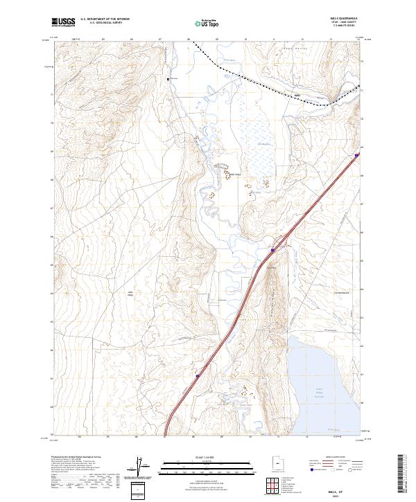 Mills topographic map thumbnail
