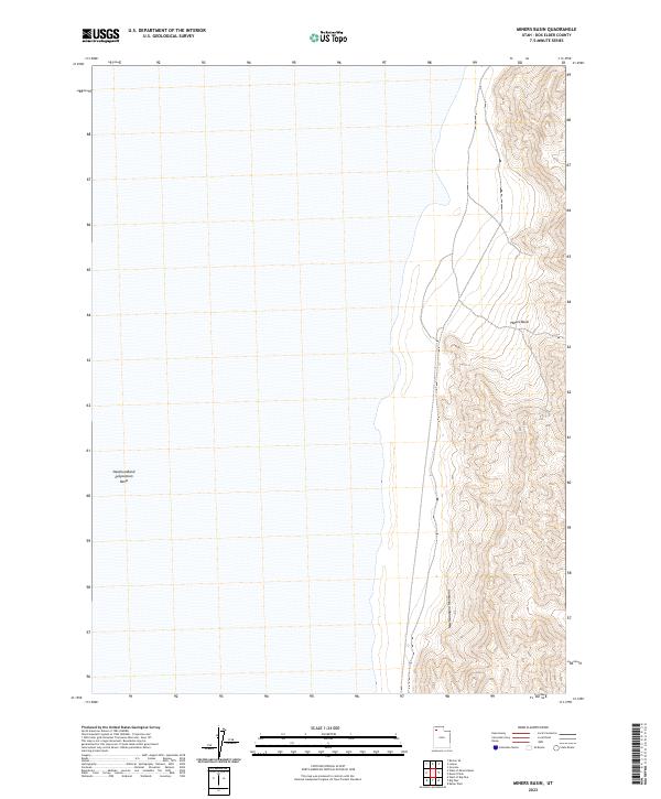 Miners Basin topographic map thumbnail
