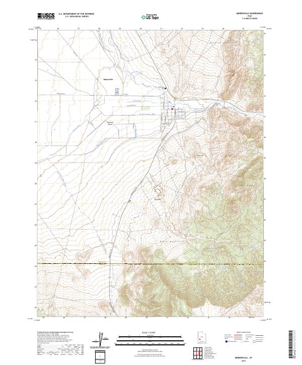 Minersville 2023 topographic map thumbnail