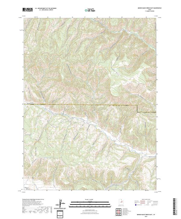 Minnie Maud Creek East topographic map thumbnail