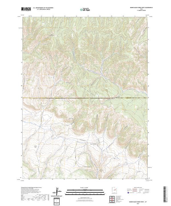 Minnie Maud Creek West topographic map thumbnail