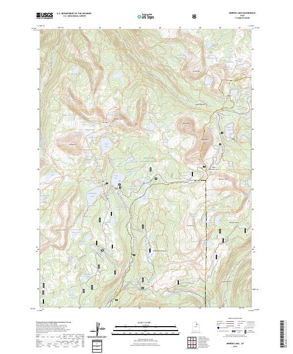 Mirror Lake topographic map thumbnail