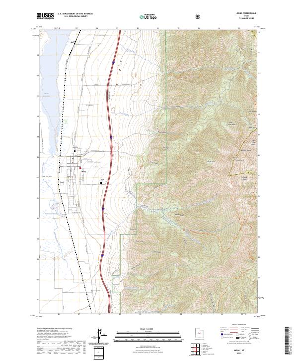 Mona topographic map thumbnail