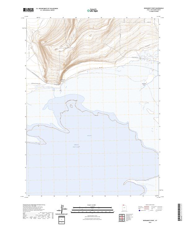 Monument Point 2023 topographic map thumbnail