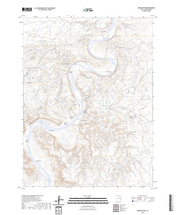 Moon Bottom topographic map thumbnail