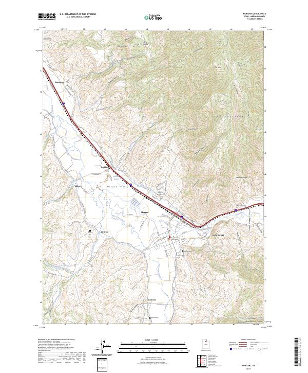 Morgan topographic map thumbnail