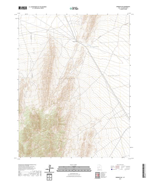 Mormon Gap topographic map thumbnail