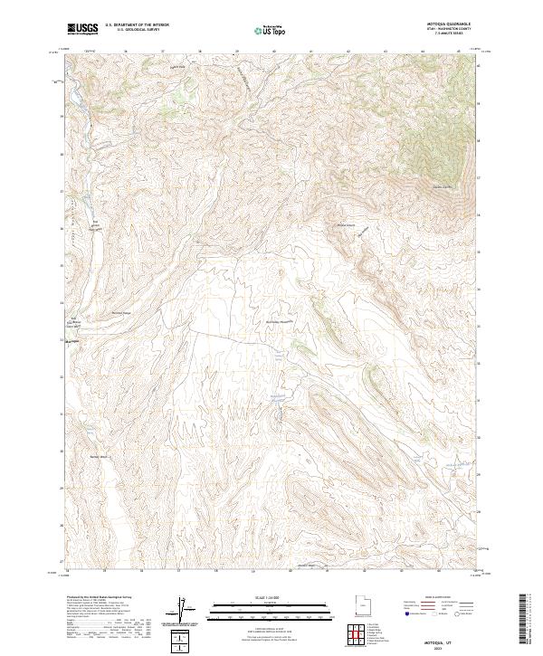 Motoqua topographic map thumbnail