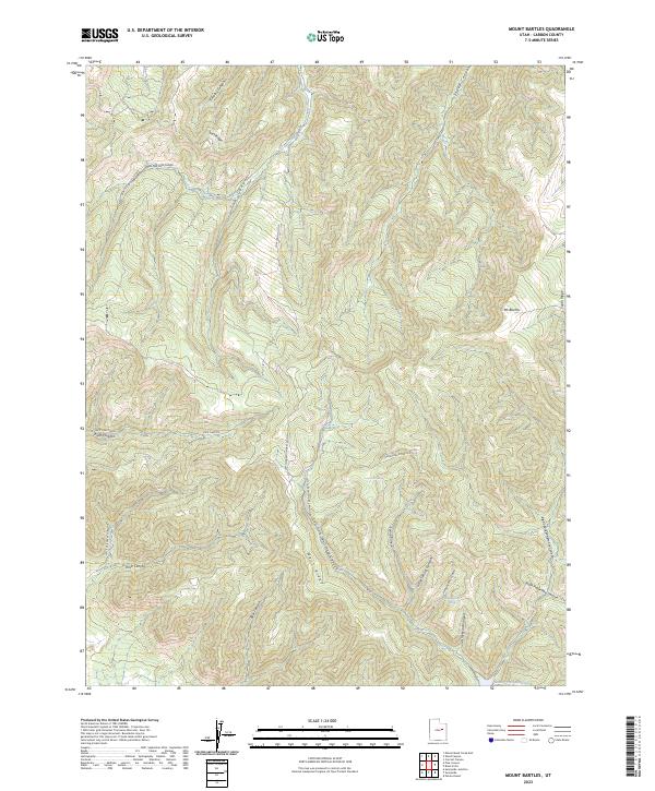 Mount Bartles topographic map thumbnail