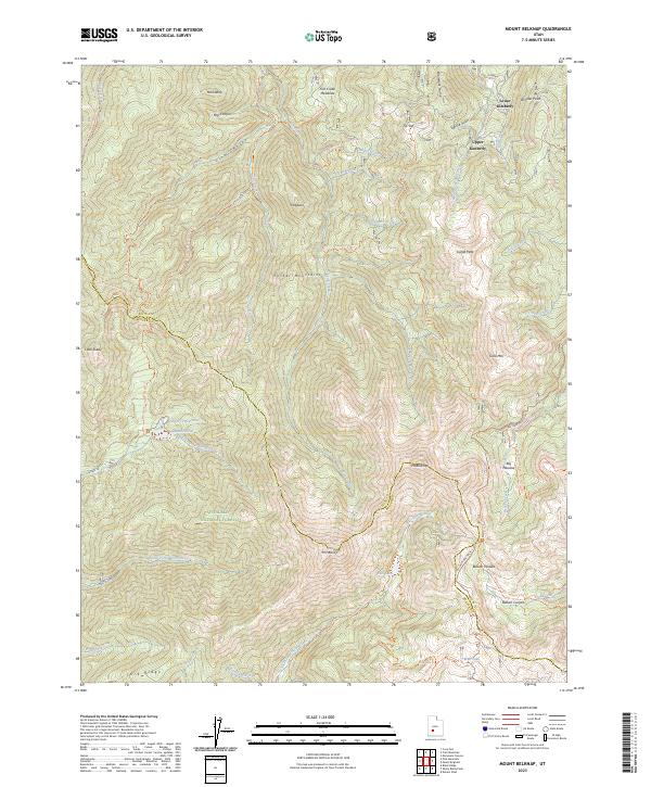 Mount Belknap topographic map thumbnail