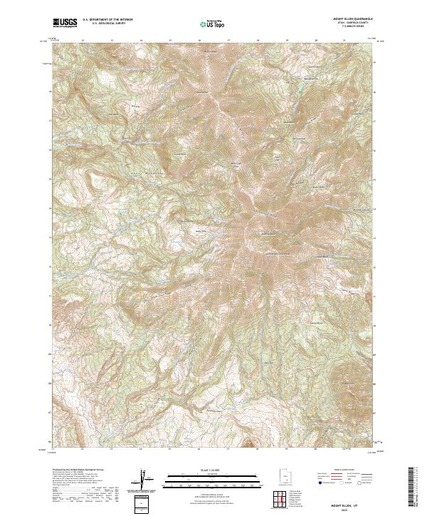 Mount Ellen topographic map thumbnail