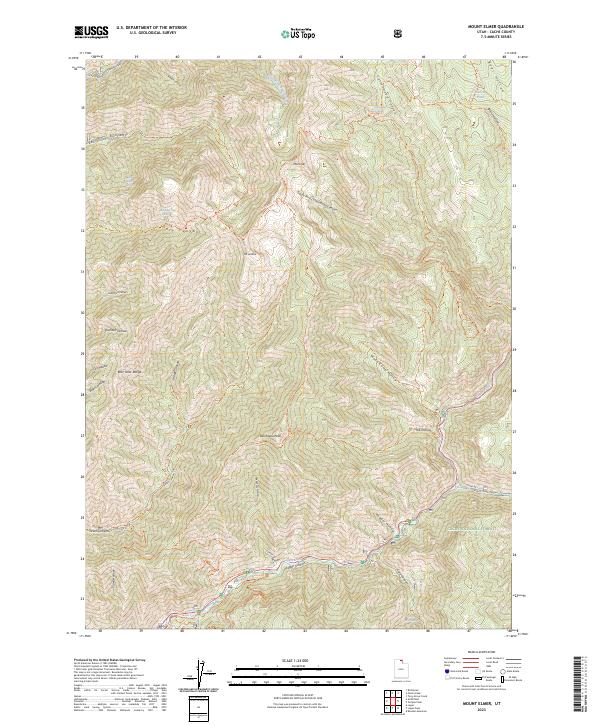Mount Elmer topographic map thumbnail
