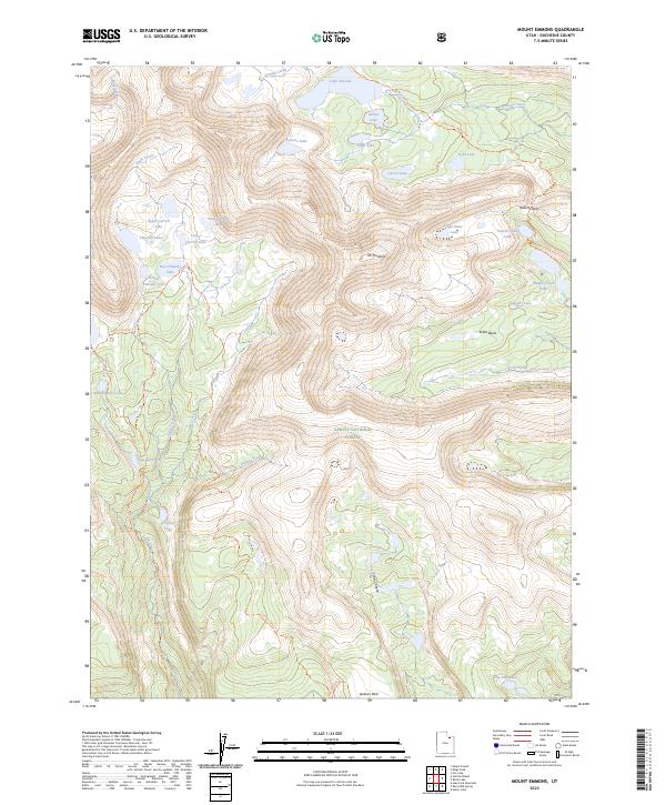 Mount Emmons topographic map thumbnail