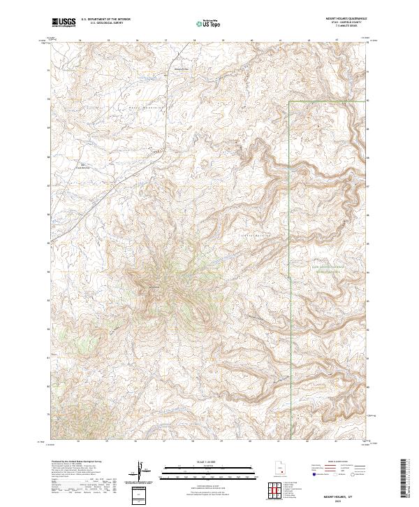 Mount Holmes topographic map thumbnail