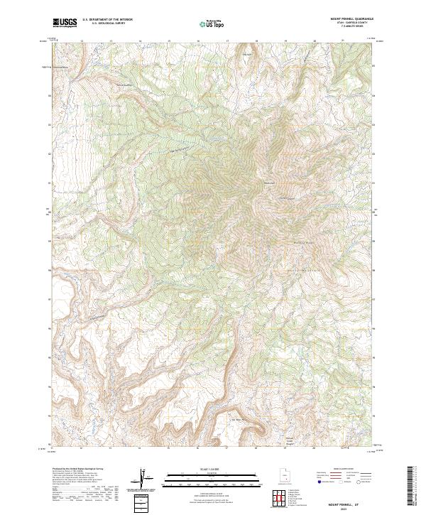 Mount Pennell 2023 topographic map thumbnail