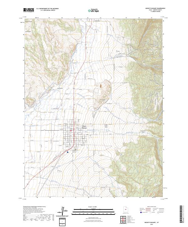 Mount Pleasant 2023 topographic map thumbnail