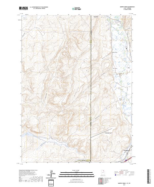 Murphy Ridge topographic map thumbnail