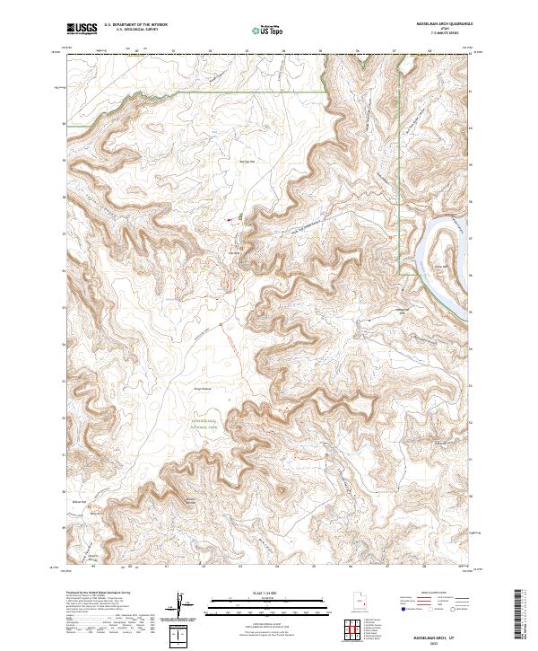 Musselman Arch topographic map thumbnail