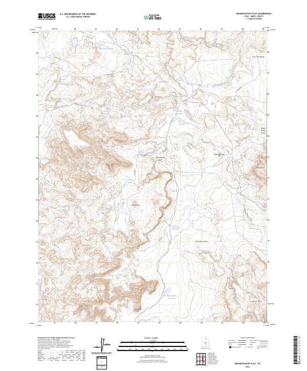 Mussentuchit Flat topographic map thumbnail